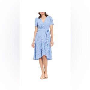 London Times Light Blue Dress
